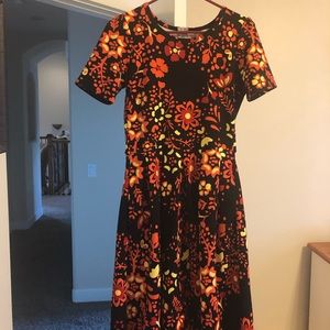 Lularoe fall floral Dress